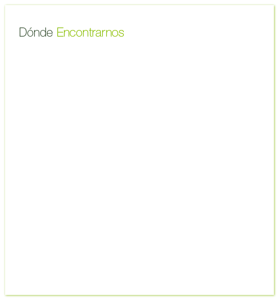 Dónde Encontrarnos
