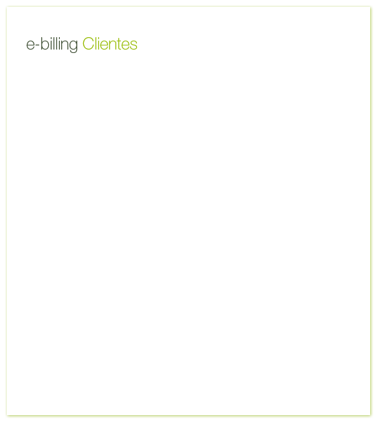 e-billing Clientes